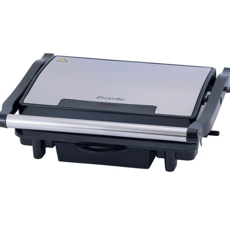 Grill elektryczny 1500W opiekacz rozkładany toster KM 6704 Kamille