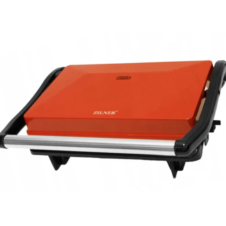Grill elektryczny Zilner ZL-520 opiekacz 800W czerwony toster