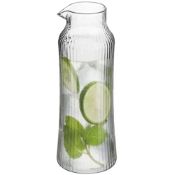 Karafka szklana 1100 ml do wody lemoniady szkło ryflowane Florina Michael