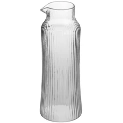 Karafka szklana 1100 ml do wody lemoniady szkło ryflowane Florina Michael
