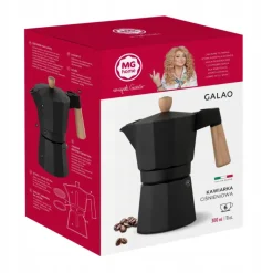 Kawiarka tradycyjna 300 ml MG Home Galao zaparzacz ciśnieniowy do kawy na 6 filiżanek espresso