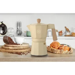 Kawiarka tradycyjna 300 ml MG Home Lungo zaparzacz ciśnieniowy do kawy na 6 filiżanek espresso