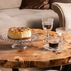 Kielich do wody wody soku na stopce Altom Design Vivienne 320 ml