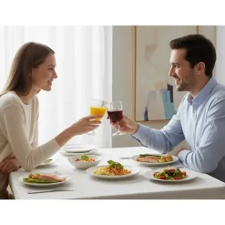 Kielichy do wody 250 ml wina soku Florina Corda zestaw 6 szklanek na nóżce PRL