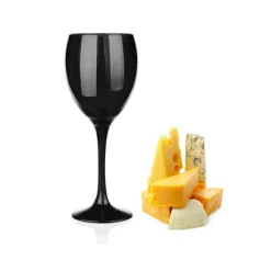 Kieliszki do wina Glasmark Czarne 300 ml komplet 6 sztuk