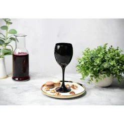Kieliszki do wina Glasmark Czarne 300 ml komplet 6 sztuk