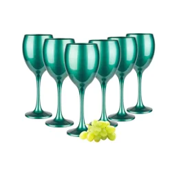 Kieliszki do wina 300 ml Glasmark komplet 6szt zielone