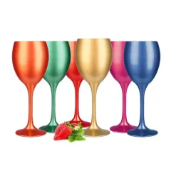 Kieliszki do wina 300 ml Glasmark komplet 6szt mix kolorów