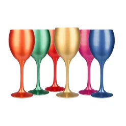 Kieliszki do wina 300 ml Glasmark komplet 6szt mix kolorów
