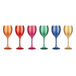 Kieliszki do wina 300 ml Glasmark komplet 6szt mix kolorów