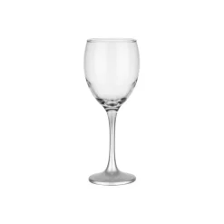 Kieliszki do wina 300 ml Glasmark komplet 6szt srebrna nóżka