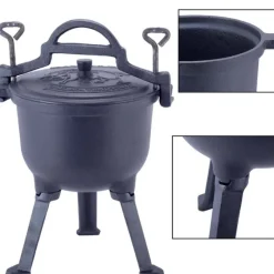 Kociołek myśliwski Zilner ZL 5507 garnek żeliwny 15 L