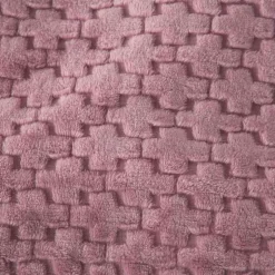 Koc różowy 200x220 cm mikrofibra Cotton World miękki ciepły pled narzuta na łóżko KHT-60