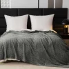 Koc 160x200 cm mikrofibra Cotton World miękki ciepły pled narzuta na łóżko beżowy KHT-58