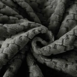 Koc 160x200 cm mikrofibra Cotton World miękki ciepły pled narzuta na łóżko beżowy KHT-58