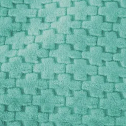 Koc 200x220 cm mikrofibra Cotton World miękki ciepły pled narzuta na łóżko niebiesko-zielony KHT-59