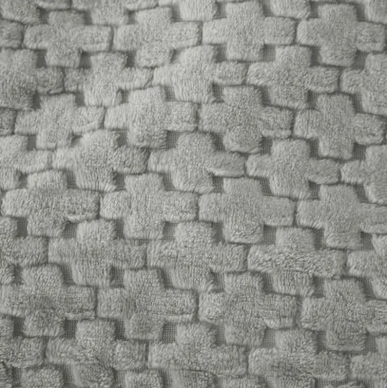 Koc 160x200 cm mikrofibra Cotton World miękki ciepły pled narzuta na łóżko srebrno-szary KHT-57