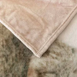 Koc z realistycznym nadrukiem nadrukiem 160x200 miękki pled narzuta na łóżko Cotton World KSM 93 wzór kotek
