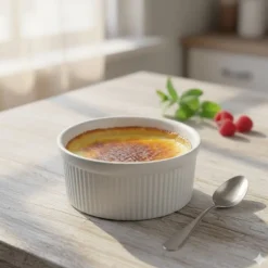 Kokilki do zapiekania 150 ml ramekin zestaw 6 sztuk salaterki miseczki pojemniki porcelanowe Brulee Tragar