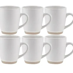 Komplet 6 kubków nakrapianych porcelanowych Florina Lila 360 ml