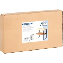 Komplet 2 półek kuchennych 33,5x19,5x16 cm / 33,5x18,5x13,5 cm organizer stojak Orion