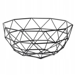 Koszyk na owoce geometryczny Krisberg KR 2532 w stylu LOFT