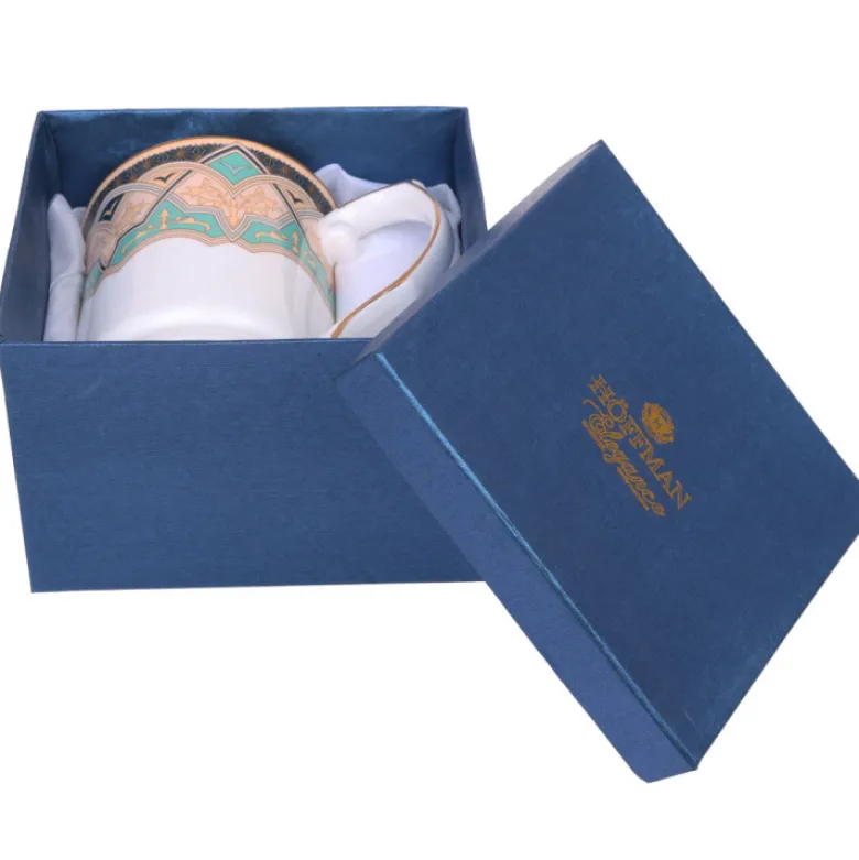 Kubek porcelanowy 400 ml z ozdobnym pudełkiem Hoffman Elegance HF-114