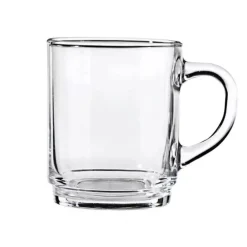 Kubek przezroczysty Florina Standard 240 ml zestaw 6 szklanek