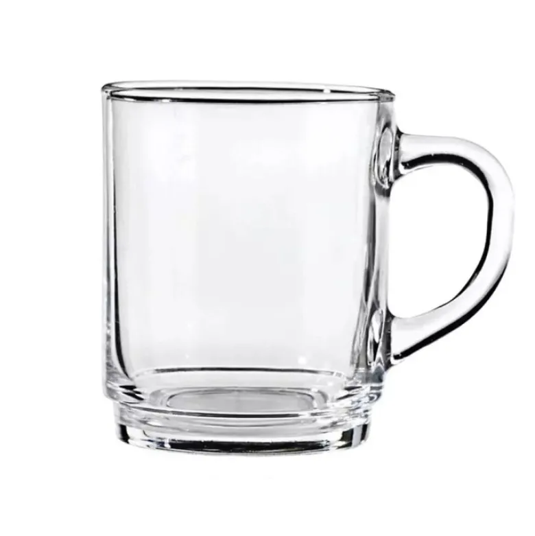 Kubek przezroczysty Florina Standard 240 ml zestaw 6 szklanek