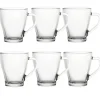 Kubek przezroczysty szklanka Galicja Lili 250 ml zestaw 6 szklanek