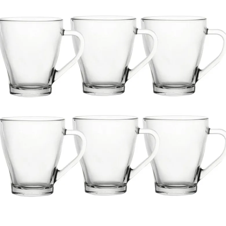 Kubek przezroczysty szklanka Galicja Lili 250 ml zestaw 6 szklanek