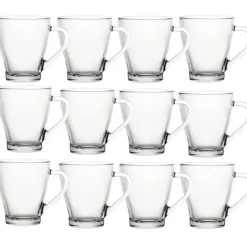 Kubek przezroczysty szklanka Galicja Lili 250 ml zestaw 12 szklanek