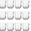 Kubek przezroczysty szklanka Florina Standard 250 ml zestaw 12 szklanek do kawy herbaty
