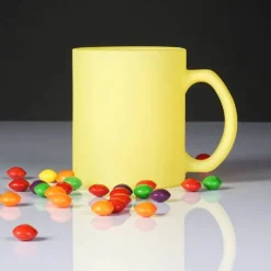 Kubki ceramiczne Glasmark Sonia 300 ml żółty matowy zestaw 6 kubków