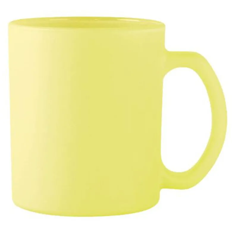 Kubki ceramiczne Glasmark Sonia 300 ml żółty matowy zestaw 6 kubków