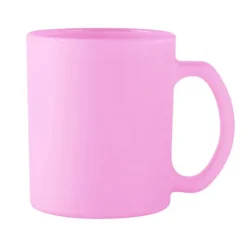 Kubki ceramiczne Glasmark Sonia 300 ml różowy matowy zestaw 6 kubków