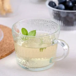 Kubki 450 ml Altom Karen duże filiżanki do kawy i herbaty szklane zestaw 6 sztuk