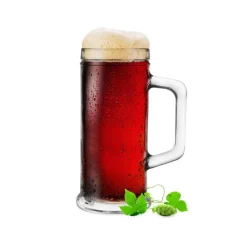 Kufel do piwa wysoki Glasmark 500 ml z uchem szklany