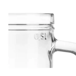 Kufel do piwa wysoki Glasmark 500 ml z uchem szklany