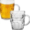 Kufle do piwa Florina Beer 550 ml z uchem szklany zestaw 2 sztuki