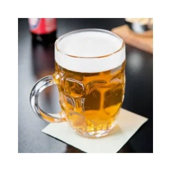 Kufle do piwa Florina Beer 550 ml z uchem szklany zestaw 6 sztuk