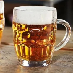 Kufle do piwa 540 ml Galicja Nixon z uchem szklany zestaw kufli 6 sztuk