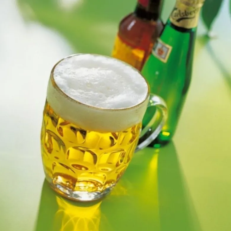 Kufle do piwa 540 ml GierekHoff Beer z uchem szklany zestaw kufli 6 sztuk
