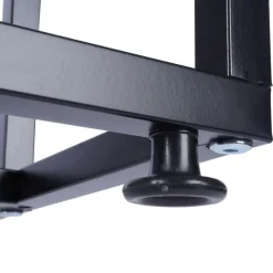 Kwietnik metalowy 69 cm czarny 4-poziomowy stojak na kwiaty i dekoracje Vilde