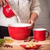 Miska ceramiczna z uchwytem i wylewką czerwona 13,5 cm Altom Design Red Chilli