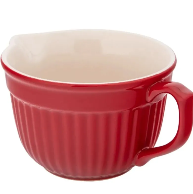 Miska ceramiczna z uchwytem i wylewką czerwona 13,5 cm Altom Design Red Chilli