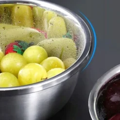 Miska kuchenna głęboka ze stali nierdzewnej 30 cm metalowa Krisberg