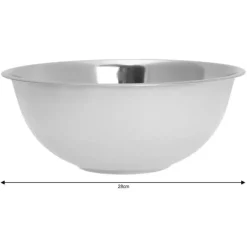 Miska ze stali nierdzewnej Kinghoff KH 1230 metalowa 28 cm