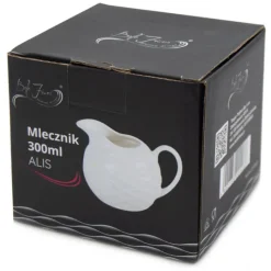 Mlecznik porcelanowy 300 ml dzbanuszek na mleko śmietankę Alis Bella Fiore Tragar 42393