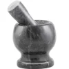 Moździeż kuchenny granitowy tłuczek do przypraw mały szary Krisberg KR-011